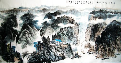 朱建强：“巫江行舟”68X138CM.jpg